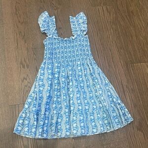 Hill House Blue and White Dress